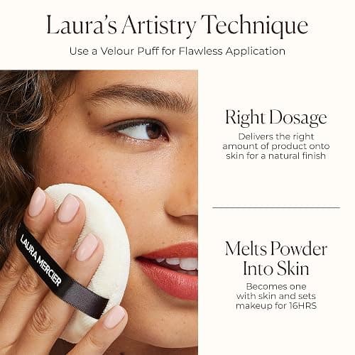Laura Mercier Translucent Loose Talc-Free Setting Powder Ultra-Blur: Hyaluronic Acid Infused, Natural & Blurring Finish, Long Lasting, 4 Shades, Holiday Gift Set thumbnail 10