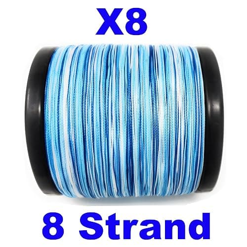 Reaction Tackle Braided Fishing Line - Pro Grade Power Performance for Saltwater or Freshwater Fish - Colored Fishing Line Braid for Extra Visibility thumbnail 4