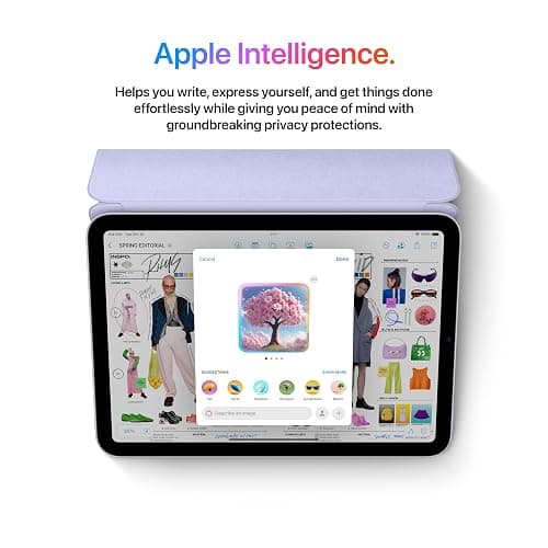 Apple iPad mini (A17 Pro): Apple Intelligence, 8.3-inch Liquid Retina Display, 256GB, Wi-Fi 6E, 12MP Front/12MP Back Camera, Touch ID, All-Day Battery Life — Starlight thumbnail 2