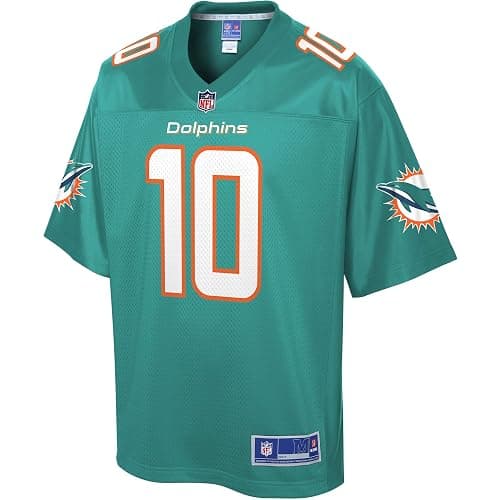 NFL PRO LINE Men's Tyreek Hill Aqua Miami Dolphins Replica Jersey thumbnail 2