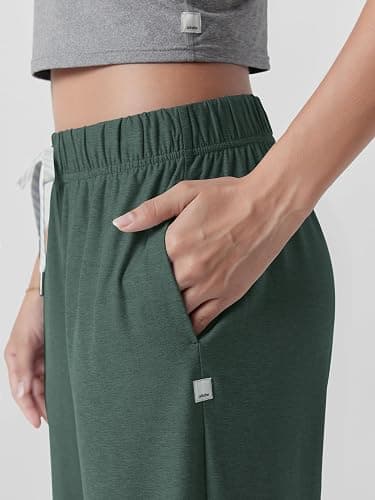ODODOS Women's Straight Leg Pants Ultra Soft Stratum Tech Relaxed Casual Pajama Lounge Pants with Pockets-29/31" Inseam thumbnail 5