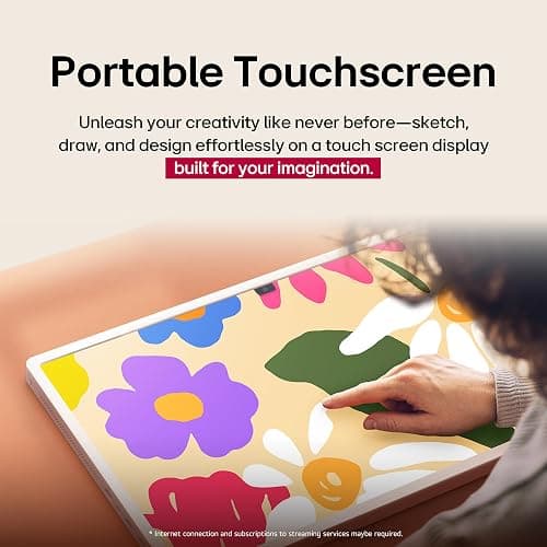 LG 27-Inch StanbyME 2 with Folio Cover, Portable Touch Screen, Dolby Vision, HDR10, Filmmaker Mode, Built-in Battery, Full Swivel Rotation (27LX6TYGA, 2025) thumbnail 7