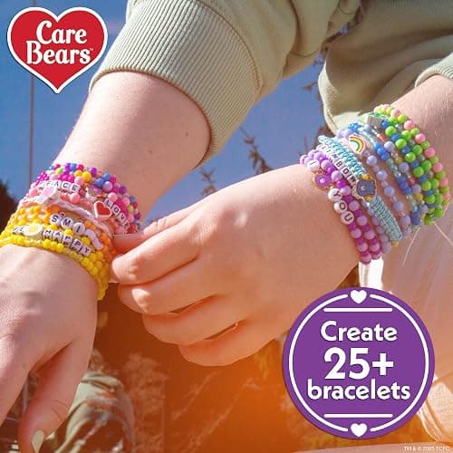 Horizon Group USA Care Bears + Bracelets with Charms & Beads, Age 6-8, Unisex, Multi-Color, Non-Foldable thumbnail 4