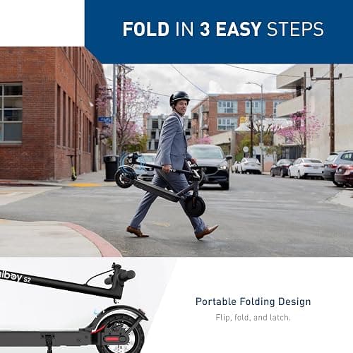 Hiboy S2 Series/MAX Pro/Titan Series Electric Scooter, 350-2000W Motor, 8.5-11" Tires, 17-80 Miles Range E Scooter, 19-31 Mph Folding Commuter Electric Scooter for Adults thumbnail 5