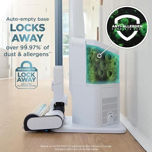 Shark Clean & Empty Cordless Stick Vacuum – Lightweight Cordless Vacuum with Auto-Empty System, HEPA Filter, Portable, Rechargeable, Exclusive Motorized Hand Tool for Pet Hair, BU3523 thumbnail 4