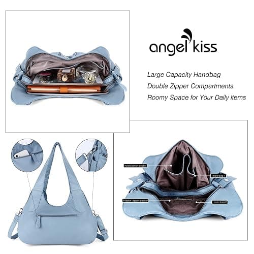 Purses and handbags for Women Satchel Handbag Women Purses Large Daily Shoulder Bags thumbnail 5