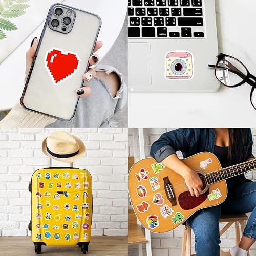 1000 pcs/Set Random Theme No Repeated Cute Cartoon Stickers for Kids Teens- Small Waterproof Vinyl Decals for Laptop, Scrapbooking, DIY Crafts - Adorable Animal & Fantasy Theme Sticker Pack Gift/Deco thumbnail 4