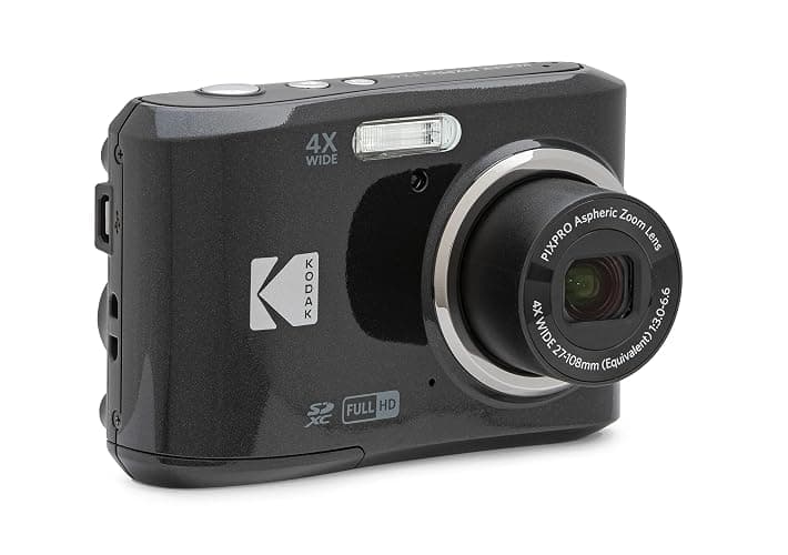 KODAK PIXPRO Friendly Zoom FZ45-BK 16MP Digital Camera with 4X Optical Zoom 27mm Wide Angle and 2.7" LCD Screen (Black) thumbnail 4