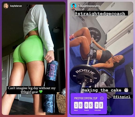 FITGIRL - Squat Pad and Hip Thrust Pad for Leg Day, Barbell Pad Stays in Place Secure, Thick Cushion for Comfortable Squats Lunges Glute Bridges, Olympic Bar and Smith Machine thumbnail 3