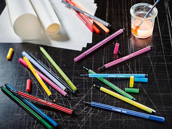 STABILO - Feutre de coloriage - Pen 68 ARTY - Etui carton x 30 feutres de coloriage adulte pointe moyenne - coloris assortis - gamme ARTY thumbnail 6