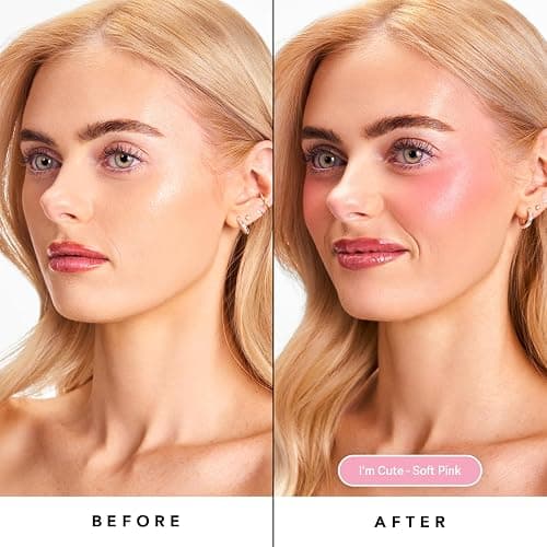 Sacheu Cheek STAY-N Liquid Blush for Cheeks — High Pigment, Buildable, Lightweight Cream Blush for Dewy & Radiant Flushed Cheeks — Long-lasting & Cruelty Free (I'm Cute) thumbnail 6