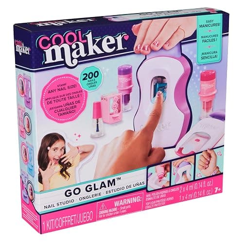 Cool Maker, GO Glam Studio Nail Kit, Style 200 Nails, 4 Designs, 2 Polish Applicators & Mask (Packaging May Vary), Arts and Crafts for Ages 7 and up thumbnail 9