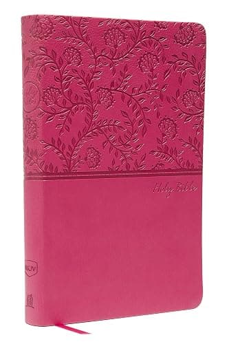 NKJV, Value Thinline Bible, Pink Leathersoft, Red Letter, Comfort Print: Holy Bible, New King James Version - Image 1