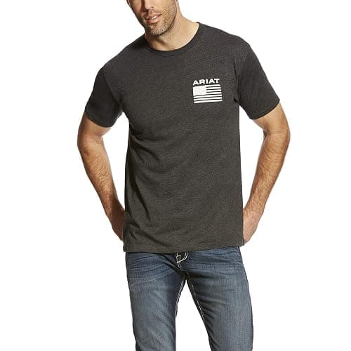 ARIAT Men's Buckaroo T-Shirt, Buckhorn - Image 1