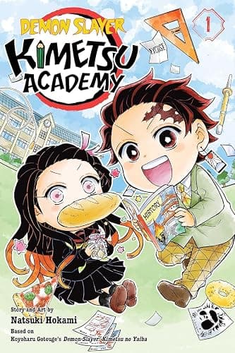Demon Slayer Kimetsu Academy Volume 1-5 Books Collection Set By Natsuki Hokami & Koyoharu Gotouge thumbnail 4