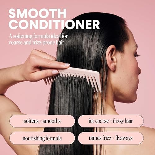 MONDAY Haircare 4 x 350 ml SMOOTH Conditioner with Wheat Protein, Coconut Oil & Avocado Oil for Frizz-Prone Hair thumbnail 5