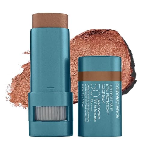 Colorescience Sunforgettable Total Protection Color Balm SPF 50, Mineral, Broad Spectrum, Buildable Lip & Cheek Color - Image 1