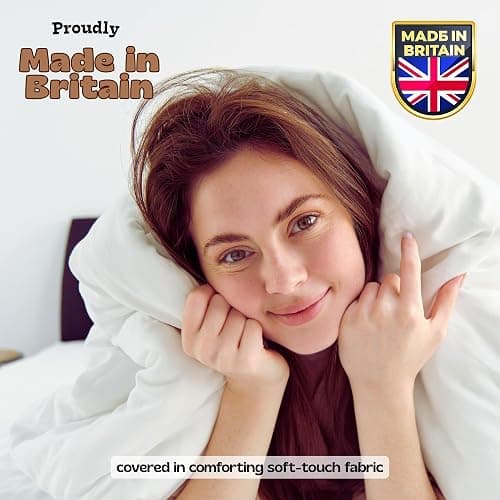 GG GONZALO GRACIA King Duvet 16.5 Tog | Extra Warm & Cosy Winter Duvets for Cold Nights | Made in UK Quilt | Anti-Allergy, Breathable & Hollowfibre Filling Duvets (King, 225x220cm) thumbnail 3