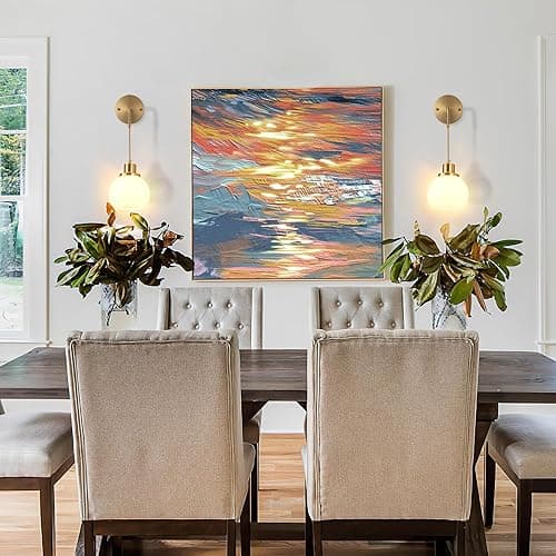 Wall Sconces Set Of Two Battery Operated Sconces With Remote,Rechargeable Wall Sconce Non Hardwired UP To 50 Hours Long Life,Globe Glass Wall Sconce With RGB light Bulb For Bedroom Living Room - Brass thumbnail 2