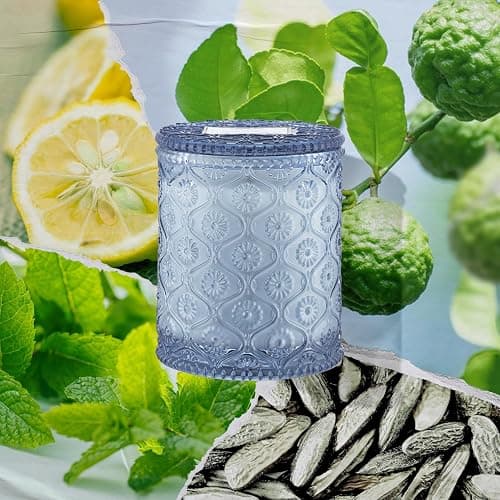 LA JOLIE MUSE Citrus Mint Candle – Yuzu, Mint & Tonka | 6 oz Natural Soy Wax | 40 Hours Clean Burn | Gift-Ready for Hosts | Fresh Citrus Candle | Elegant Home Décor thumbnail 2
