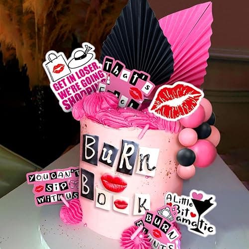 LaVenty Mean Girl Cake Topper Mean Girl Birthday Party Decoration | Mean Girl Cake Topper Mean Girl Birthday Party Decoration Cupcake Toppers for Wedding Bridal Shower Bachelorette Theme Girls thumbnail 8