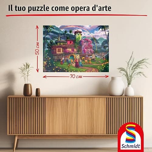Schmidt Spiele 58051 - Puzzle Disney Encanto, Thomas Kinkade, 1000 pezzi thumbnail 2