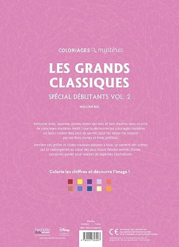 Grands classiques spécial débutants Tome 2: Colorie les chiffres et découvre l'image thumbnail 2