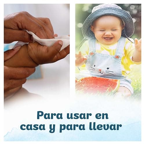 Dodot Toallitas Pure Aqua Para Bebé, 864 Toallitas (18 Packs de 48 Unidades), Ayuda A Restaurar El PH Natural De La Piel, 99% Agua, Sin plástico thumbnail 7