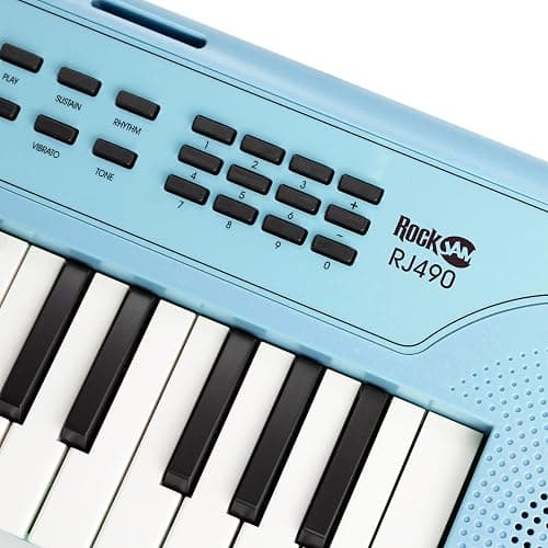 RockJam 49 Key USB Keyboard Piano with Lessons & Keynote Stickers thumbnail 7