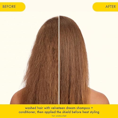 amika the shield anti-humidity spray | lightweight, invisible heat protection spray, contains UV filters, for smooth, frizz free hair thumbnail 6