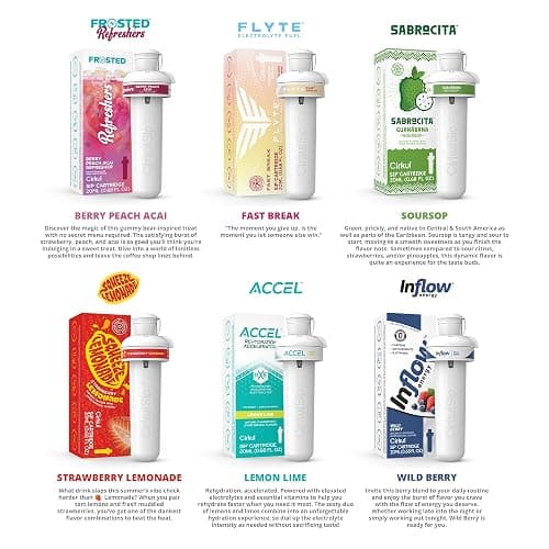 Cirkul Flavor Frenzy Bundle with 12 Flavor Cartridges, Zero Calories, and No Sugar Drink Mix thumbnail 5