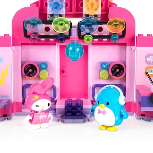 BLDR Hello Kitty and Friends My Melody’s Music Shop Building Set - Hello Kitty & Tuxedosam Minifigures - Gift for Kids and Sanrio Fans Ages 8+, 0130 thumbnail 5