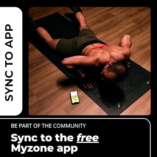 MYZONE MZ-3 Physical Activity Chest Strap Heart Rate Monitor - Fitness & Activity Tracker thumbnail 7