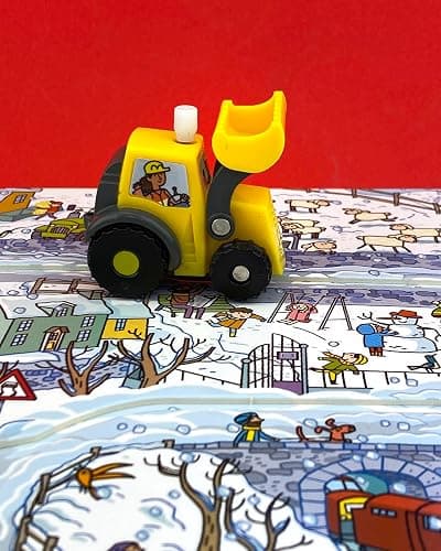 Wind-up Digger: A Toy and Book Gift Featuring a Hands-On Exploration Of Diggers And Construction Sites thumbnail 8