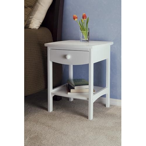 Winsome Wood Claire Accent Table, White thumbnail 8