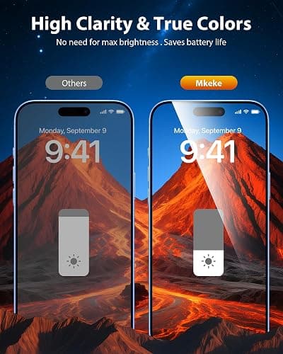 iPhone 17 Privacy Screen Protector 3 Pack, iPhone 17 6.3 inch thumbnail 4