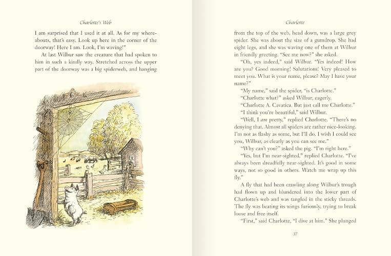 Charlotte's Web: Colour Illustrated Gift Edition thumbnail 2