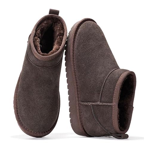 Project Cloud 100% Genuine Leather Ankle Boots for Women - Water Resistant with Memory Foam Insole Winter Boots for Women - Trending Shoes & Comfortable Women's Ankle Boots (Hippy) - Image 1