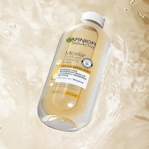 Garnier Micellar Cleansing Water, Oil-Infused, 400ml (Packing May Vary). thumbnail 4