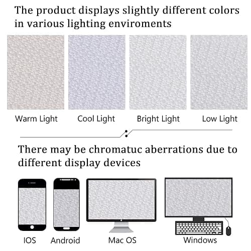 Lecloud Bessie White Curtains 63 Inch Length 2 Panels, Light Filtering Curtains for Bedroom, Faux Linen Textured Window Drapes with Rod Pocket, Window Treatments for Living Room, Each 40 W x 63 L thumbnail 6