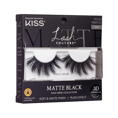Kiss Lashes Lash Couture Matte Black Faux Mink Collection 02 thumbnail 2