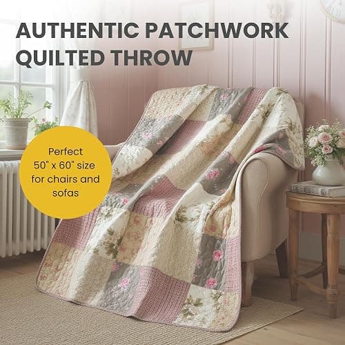 quilted throw blanket thumbnail 2