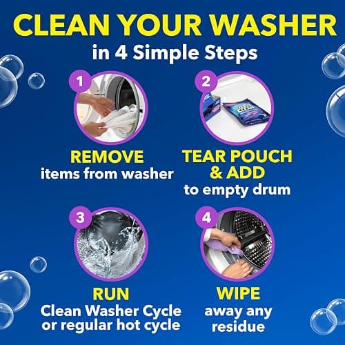 OxiClean Washing Machine Cleaner with Odor Blasters, 4 Count thumbnail 5