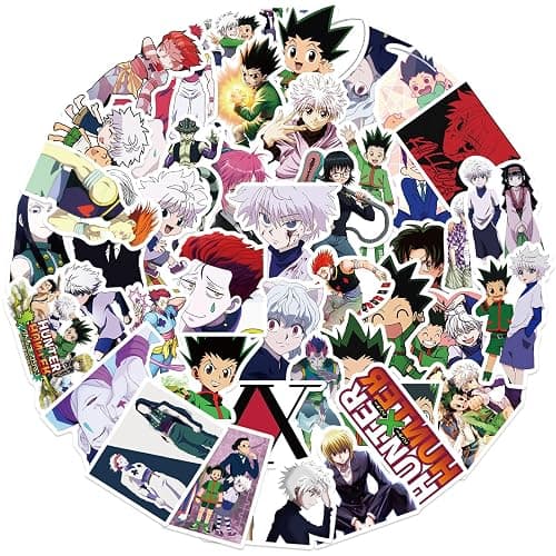 50pcs Hunter×Hunter Stickers for Kids, Cool Waterproof Vinyl Decal for Teen Adult Boy Laptop, Travel Case, Phone, Bike, Water Bottle, Guitar, Computer, Skateboard thumbnail 3