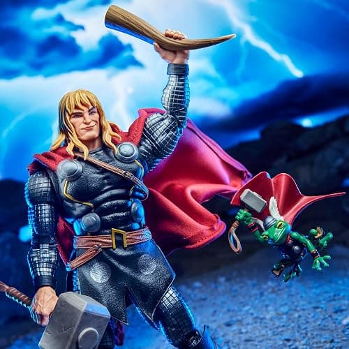 Marvel Legends Maximum Series Thor, Deluxe Thor Comics Collectible 6-Inch Action Figure; Articulation for Mighty Poses; Accessories Fit for a God of Thunder | Marvel Legends 6 Inch Action Figure Maximum Series Deluxe - Thor thumbnail 7