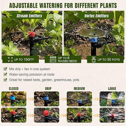 Push-to-Connect Drip Irrigation System Kit thumbnail 5