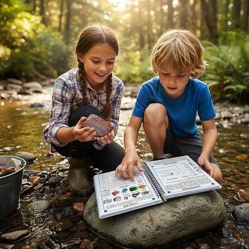 Rocks and Minerals of the United States Identification Field Guide | Waterproof | Easily Find & Identify Crystals, Gems, Geodes, and Rocks | Ideal for Rockhounds, Hikers, Beginners & Kids thumbnail 6