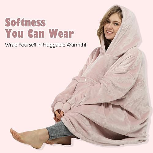 Catalonia Oversized Blanket Hoodie Sweatshirt, Fleece Pullover with Large Front Pocket, for Adults Men Women thumbnail 5