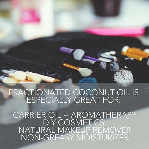 Pure Body Naturals Organic Fractionated Coconut Oil for Skin and Hair, 4 fl oz - Liquid Carrier Oil for Diluting Essential Oils, Hair Growth & Skin Moisturizer thumbnail 6