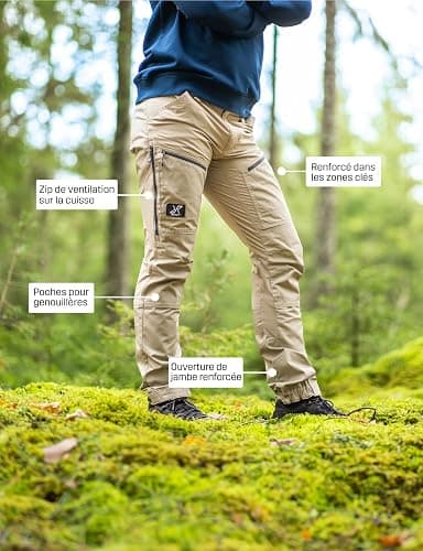 RevolutionRace Homme RVRC GP Pro Pants, Pantalon Durable pour la randonnée et Autres activités de Plein air thumbnail 6
